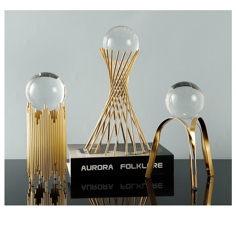 Home Decoration Light Luxury Crystal Ball Handicrafts Creative Office Table Accessories