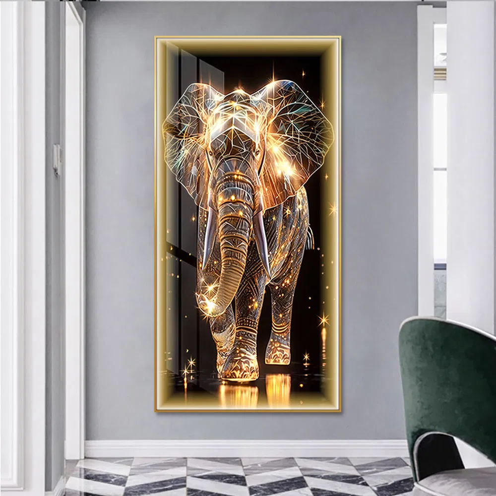 Exquisite Crystal Wall Art for Elegant Diamond Canvas Art