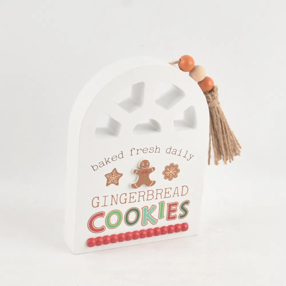 2025 New Arrival Christmas Sign Letter Solid Wood Tabletop Ornament for Home Decor