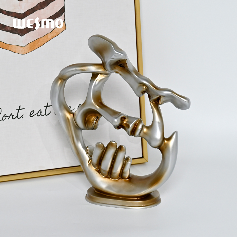 Wholesale Modern Home Decor Romantic Lovers Table Decoration Resin Craft Abstract Figure Sculpture