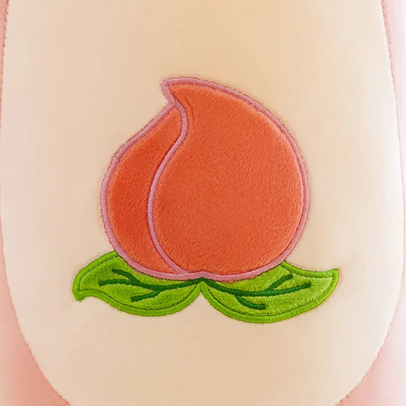 Peach Pillow Detail 9