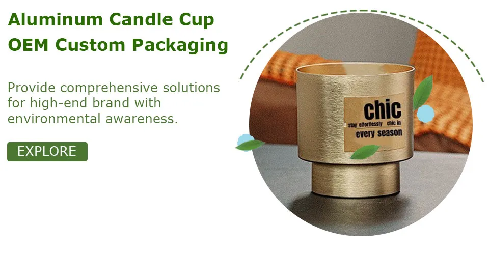 Metal Aluminum Candle Holder