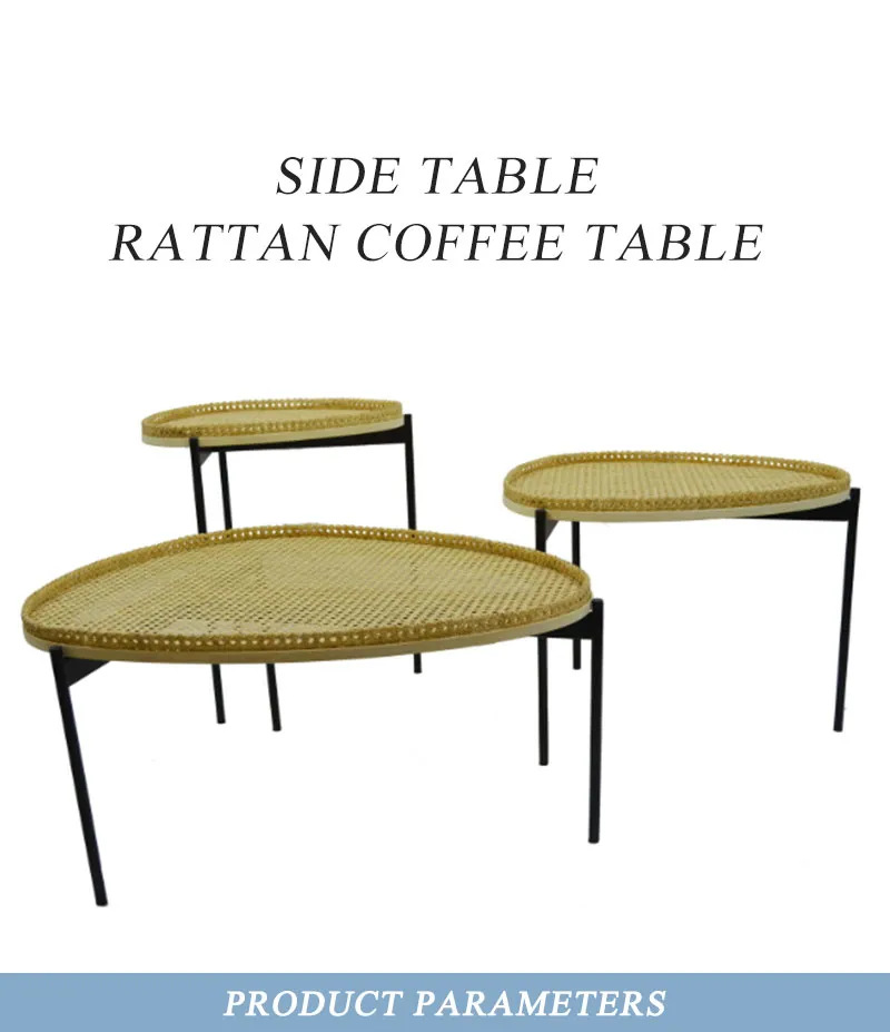 Living Room Rattan Corner Table