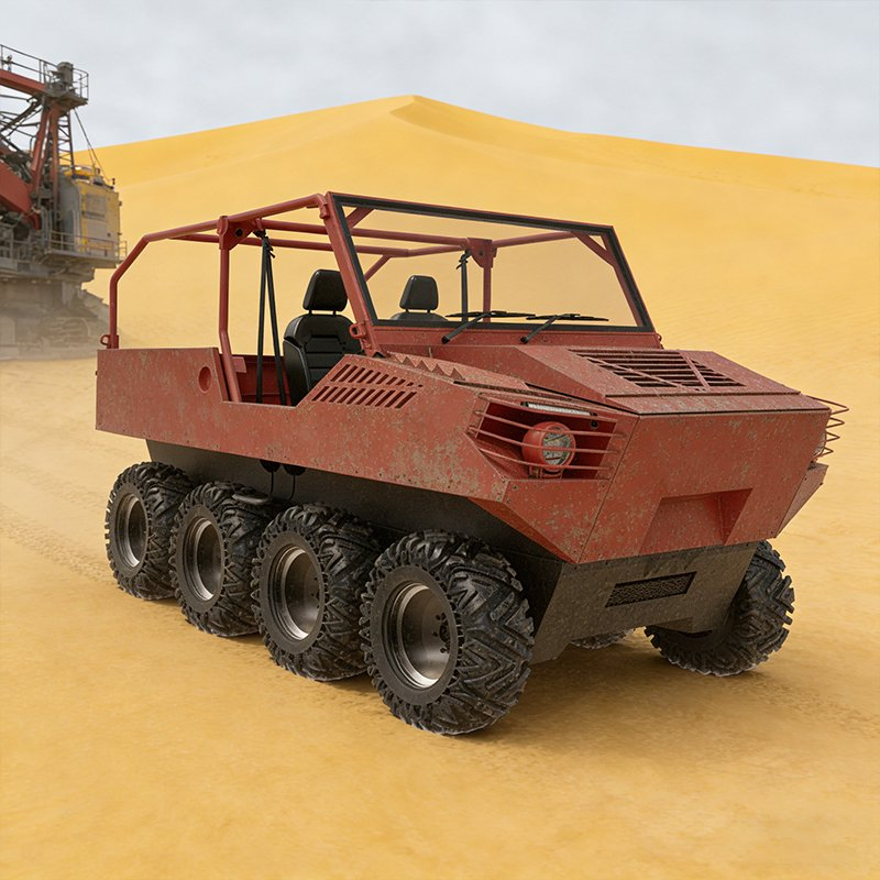 Amphibious Rescue Vehicle for Seasonal Flood Operations