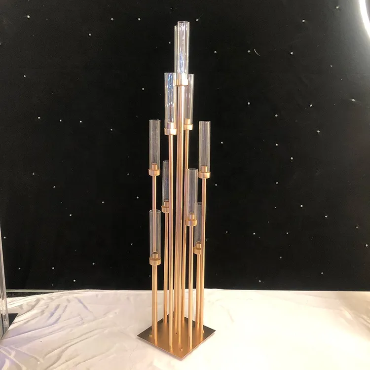 Gold Candelabra Centerpiece 5