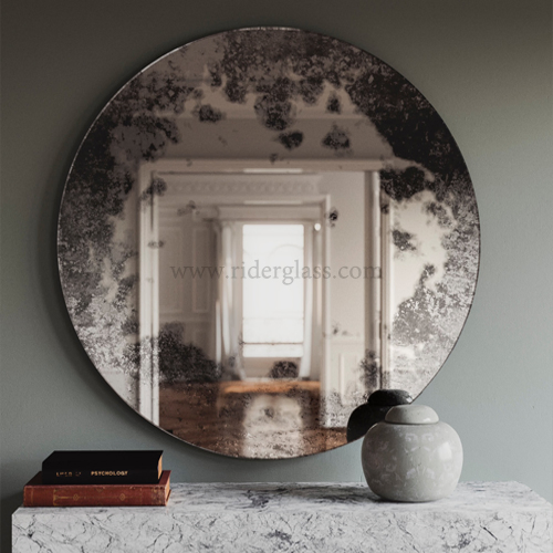 Decorative Wall Antique Mirrors Without Frame, Large Frameless Mirrors