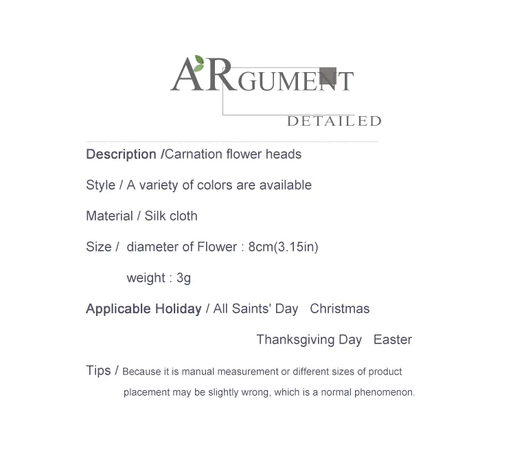 Artificial Flower Head