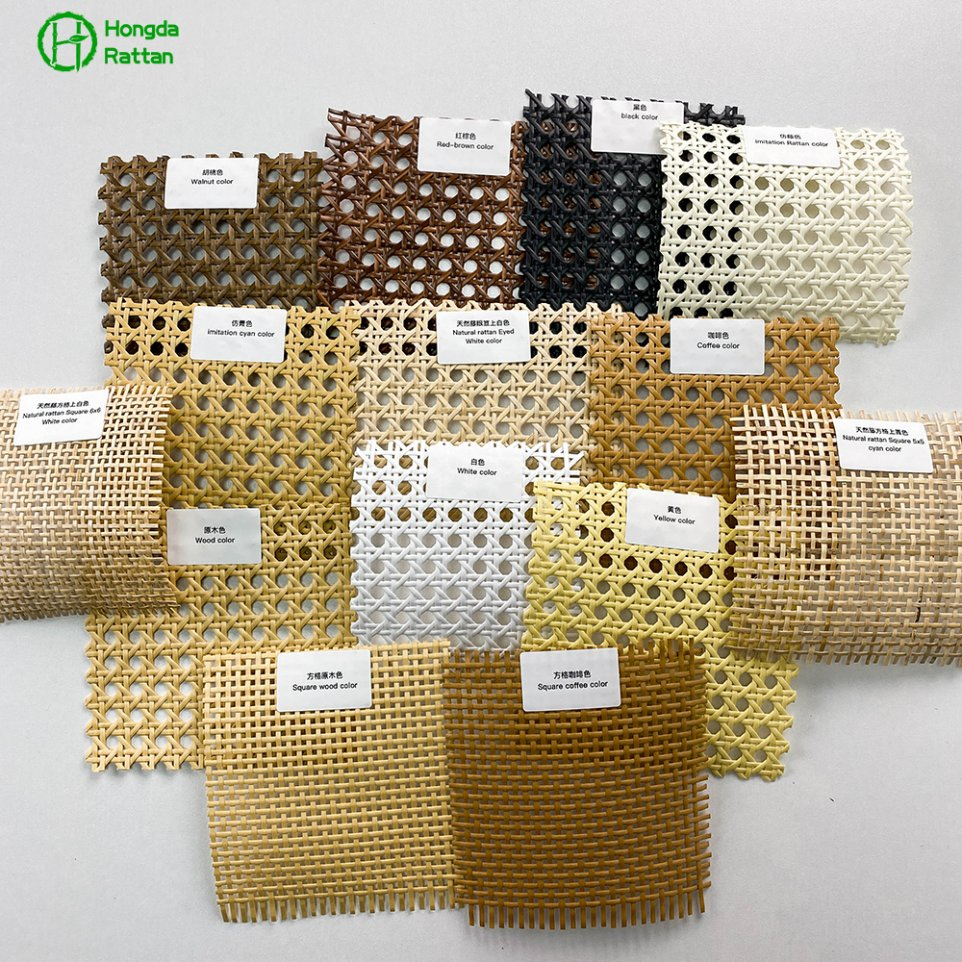 Hot Sale Waterproof Rattan Woven Plastic Rattan Material for Cabinet Door Decoration