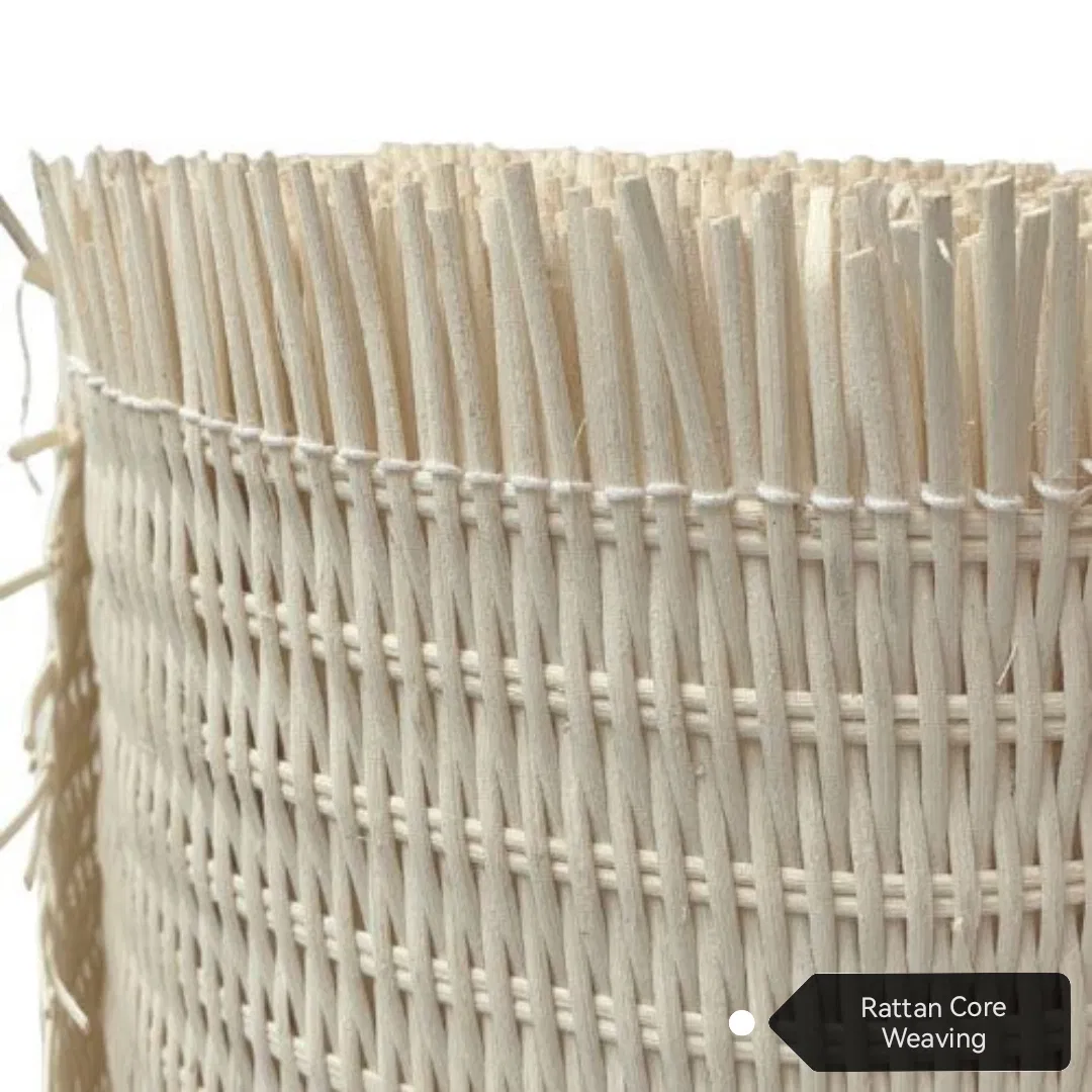 Semi-Bleached Raw Rattan Cane Peel for Weaving Material