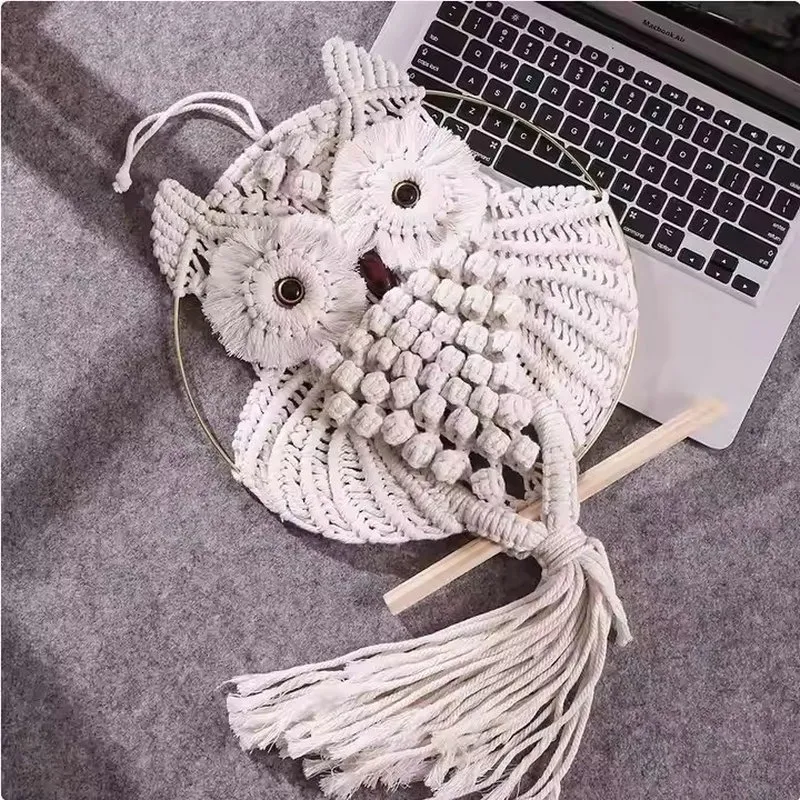 Owl Macrame Wall Hanging 8