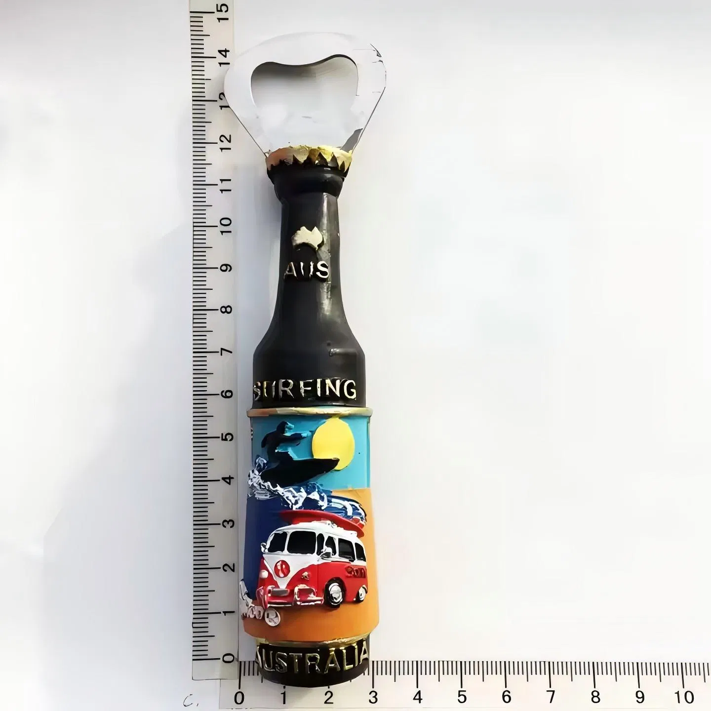 Wholesale Price OEM Manufacturer Tour Travel Tourist Tourism Gifts Customized Home Decorative Polystone Polyresin Crafts Custom Poly Resin Bottle Opener Factory