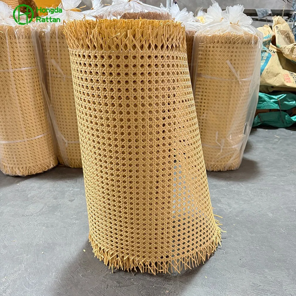 Wholesale Whicker Rattan Cane Webbing Cane Rattan Webbing Roll Wood Color