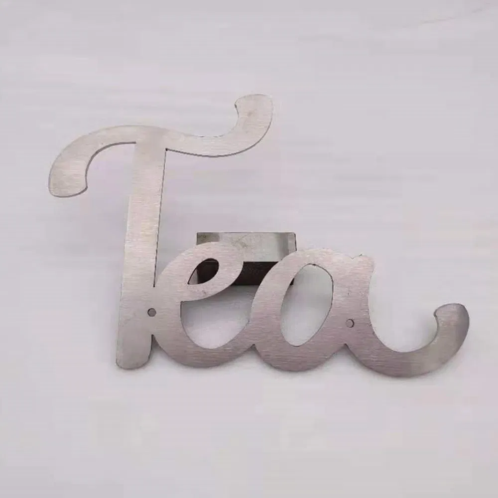 Metal Wall Word Sculpture Design Wire Sign Wall Decoration Letter Shape Home Decor