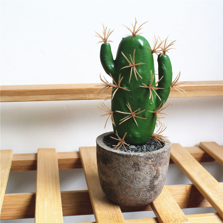 Mini Assorted Succulents Plants Artificial Potted Desktop Plants Decor Set of 4