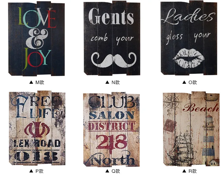 Wood Decor Custom Metal Signs 2