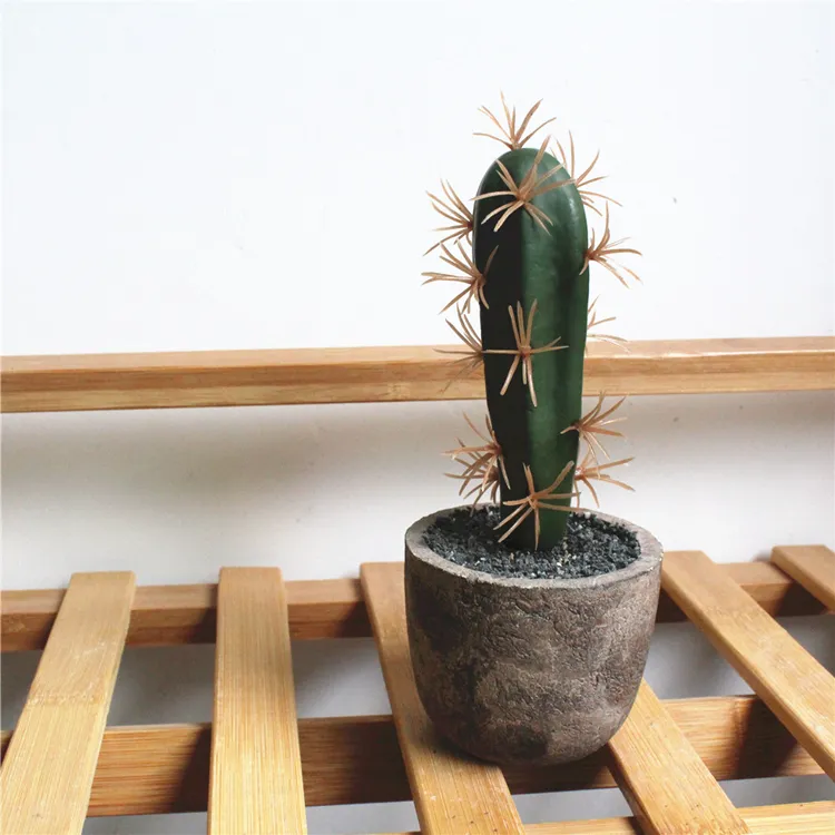 Mini Assorted Succulents Plants Artificial Potted Desktop Plants Decor Set of 4