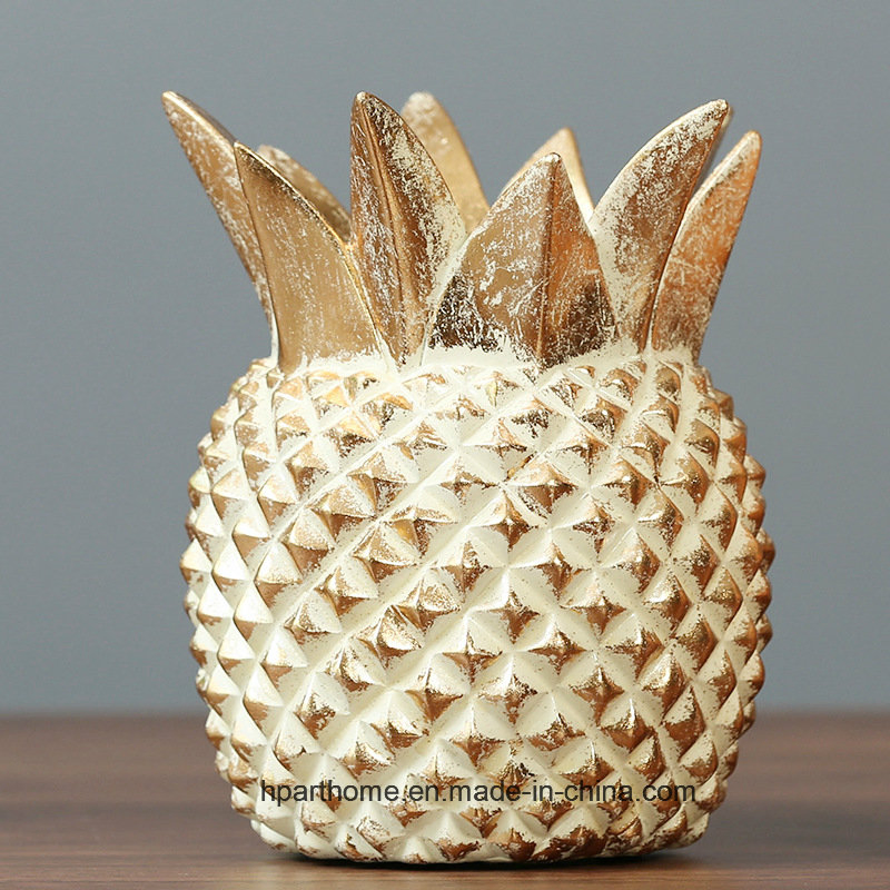 Artificial Nordic Style Resin Pineapple Red Wine Holder Home Decoration