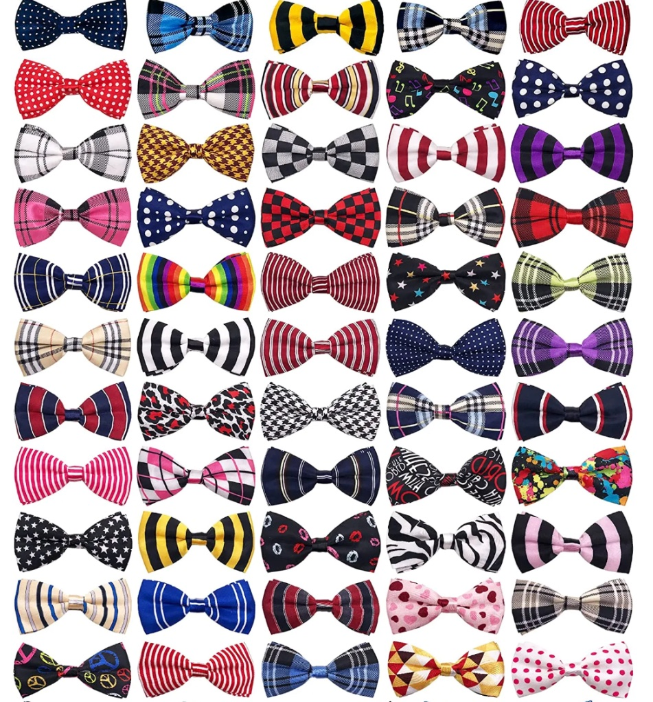 Custom Logo Bowknot Designer Luxury Cat Pet Hair Accessories