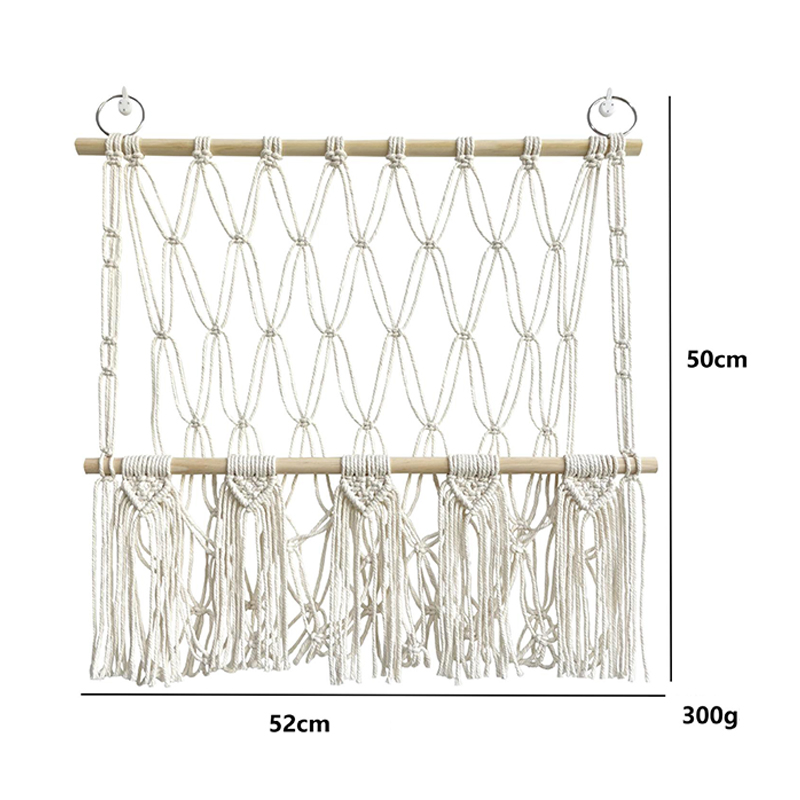 Animal Storage Stuffed Macrame Toy Hammock Toy Storage Wall Hanging Nursery Decor