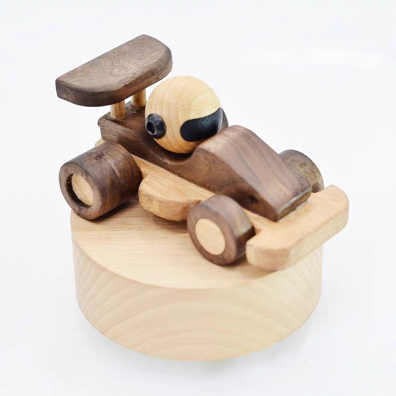 Creative Nordic Style Solid Wood Totoro Figurine Wooden Home Decoration