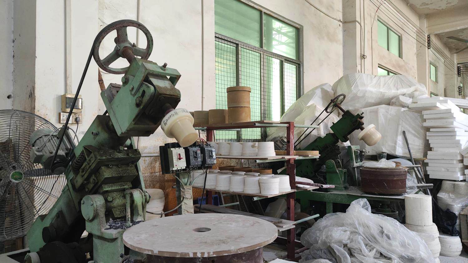 Roll forming machine at Dehua production line