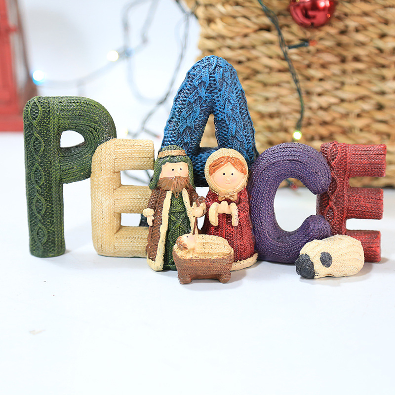 English Letters Ornaments Love / Family Home Desktop Mounted Ornaments Holiday Gifts