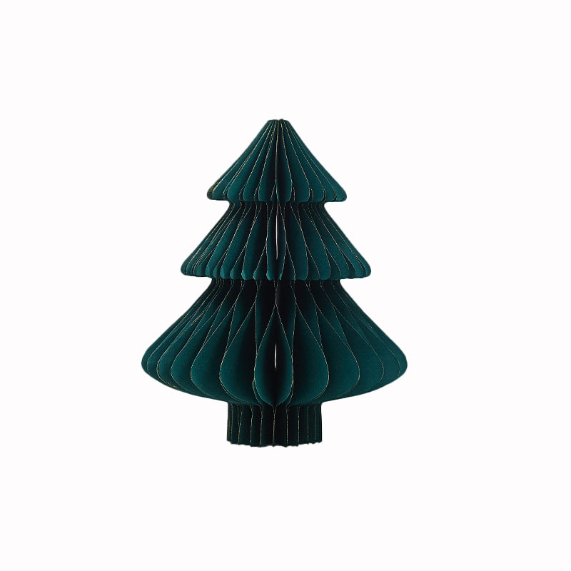 2024latest Wholesale Paper Folding Mini Christmas Tree Desktop Scene Decoration