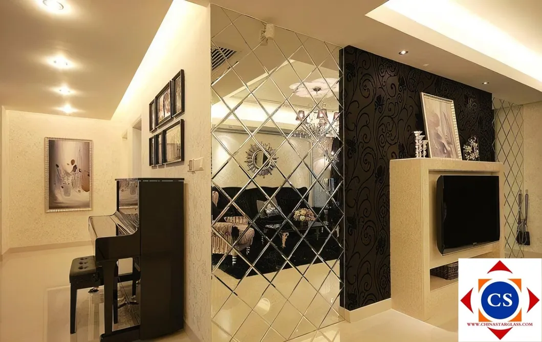 Engraved Mirror Display