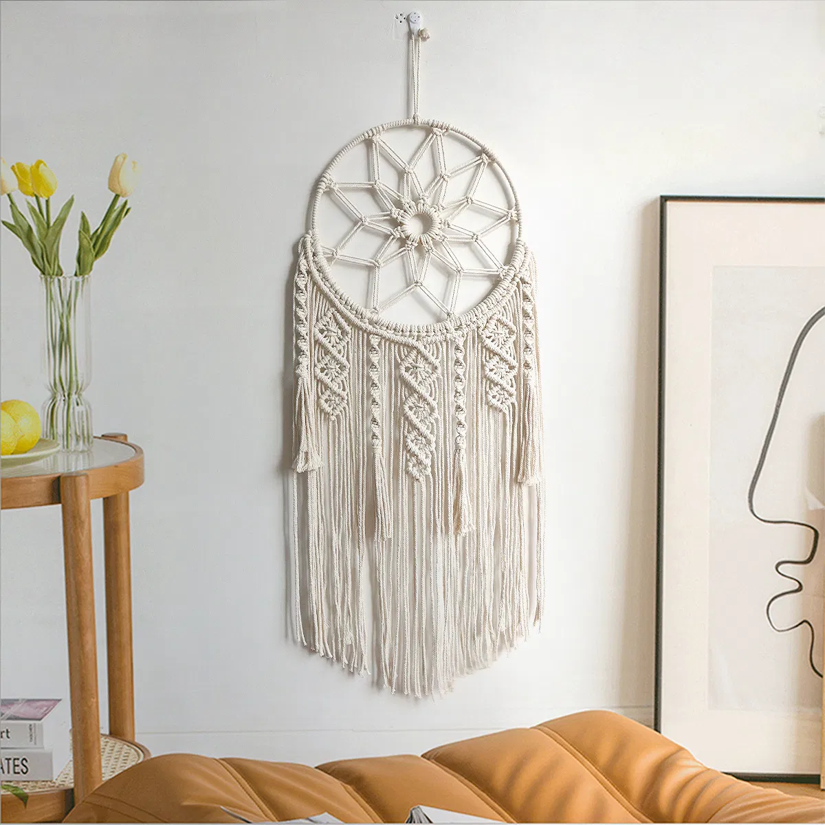 Bohemian Wall Macrame Tapestry Art Hanging Decor for Home Party Wedding Mi29376