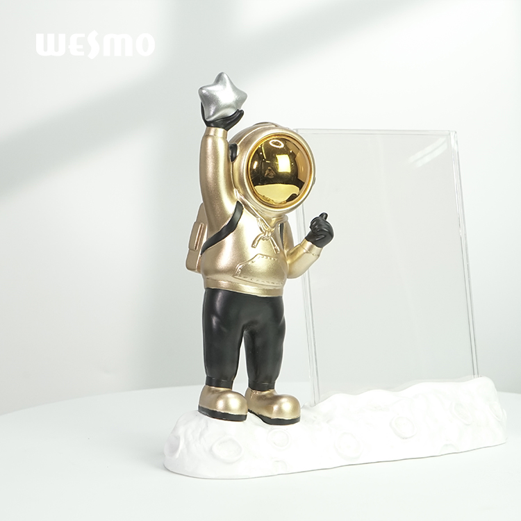 Astronaut Photo Frame Home Decor Gift Resin Statue Craft Other Home Decorative