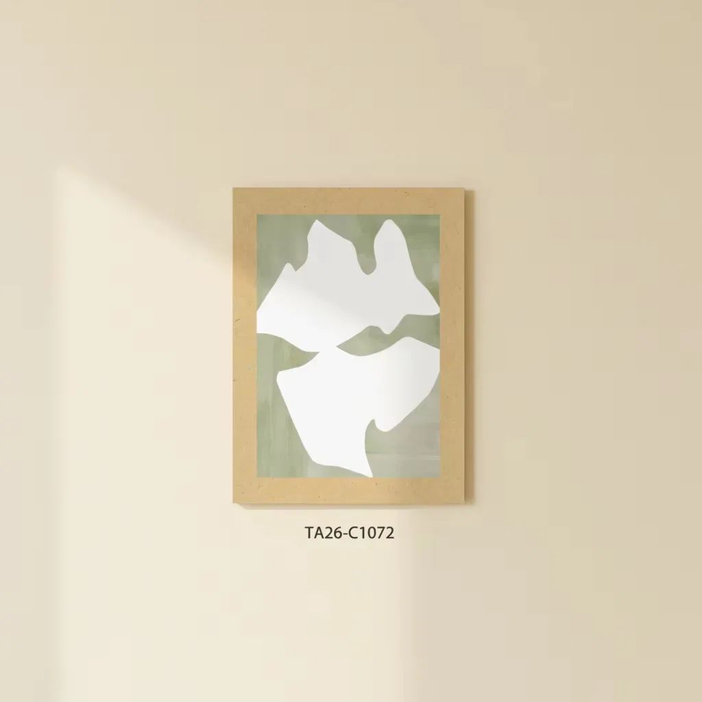 Abstract Minimalist Wall Art Custom Canvas Print with Geometric Shapes for Modern Living Room Home Decor