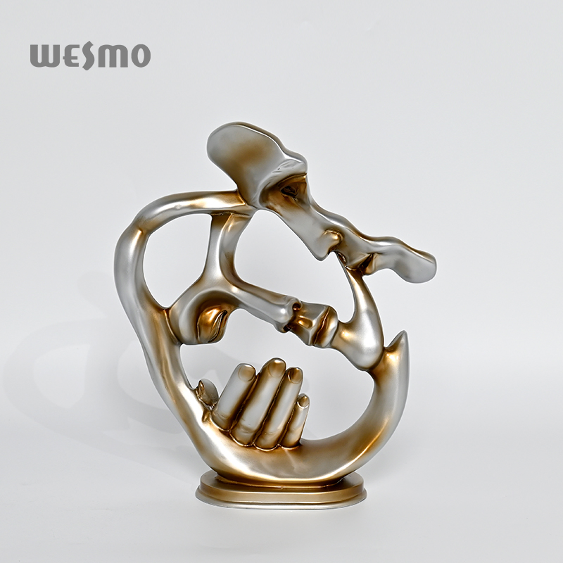 Wholesale Modern Home Decor Romantic Lovers Table Decoration Resin Craft Abstract Figure Sculpture