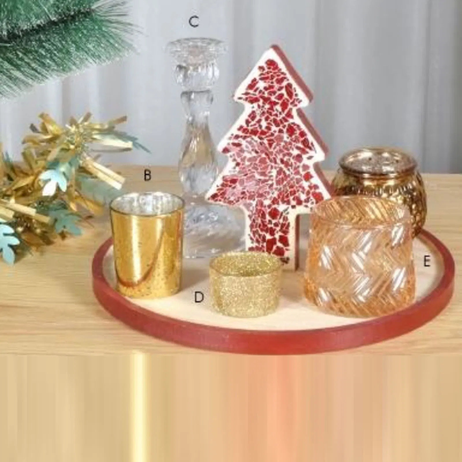 Nordic Style Creative Glass Candle Holder Ornaments Home Decoration