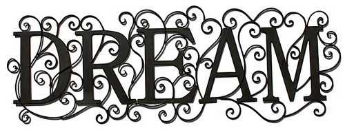 Metal Iron "J" Shape Home Wall Art Decor (BR142027-J)