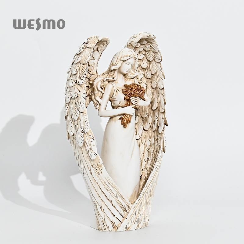 Home Decoration Decorative Resin Angel Statue Ornaments Crafts