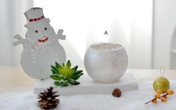 Glass Candle Holder Detail 2