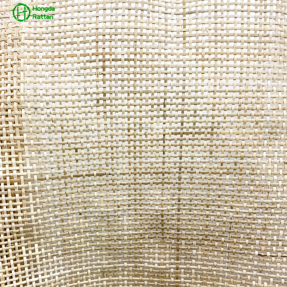 Eco Friendly Natural Rattan Cane Webbing Rattan 6X6 Square Mesh Webbing Roll