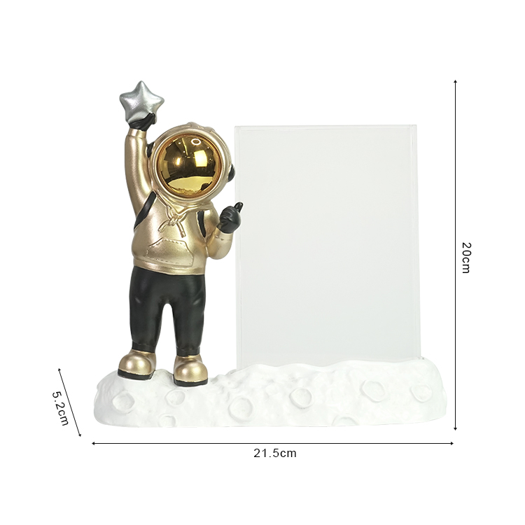 Astronaut Photo Frame Home Decor Gift Resin Statue Craft Other Home Decorative