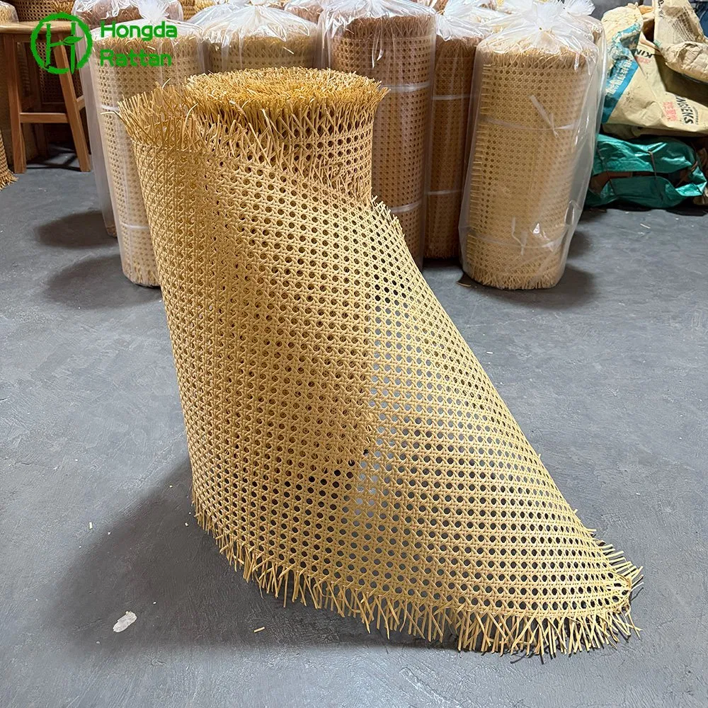 Wholesale Whicker Rattan Cane Webbing Cane Rattan Webbing Roll Wood Color