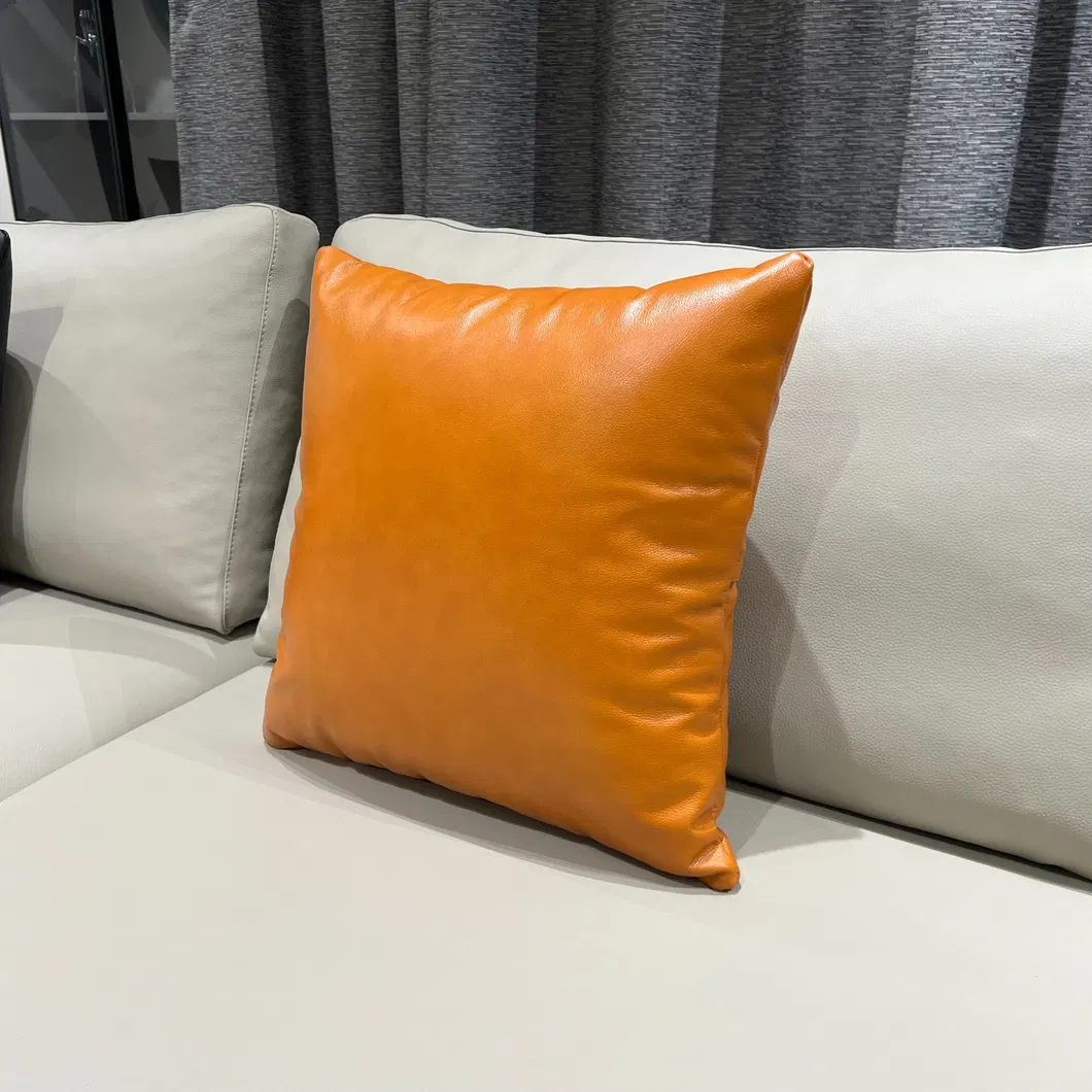 Leather Cushion Detail 1