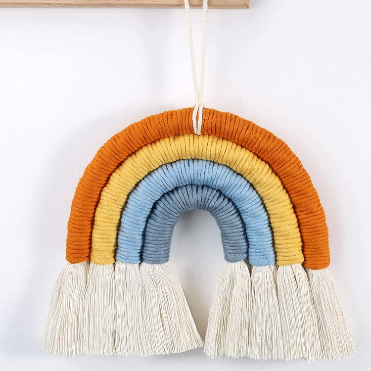 Macrame Rainbow Wall Hanging Decorations