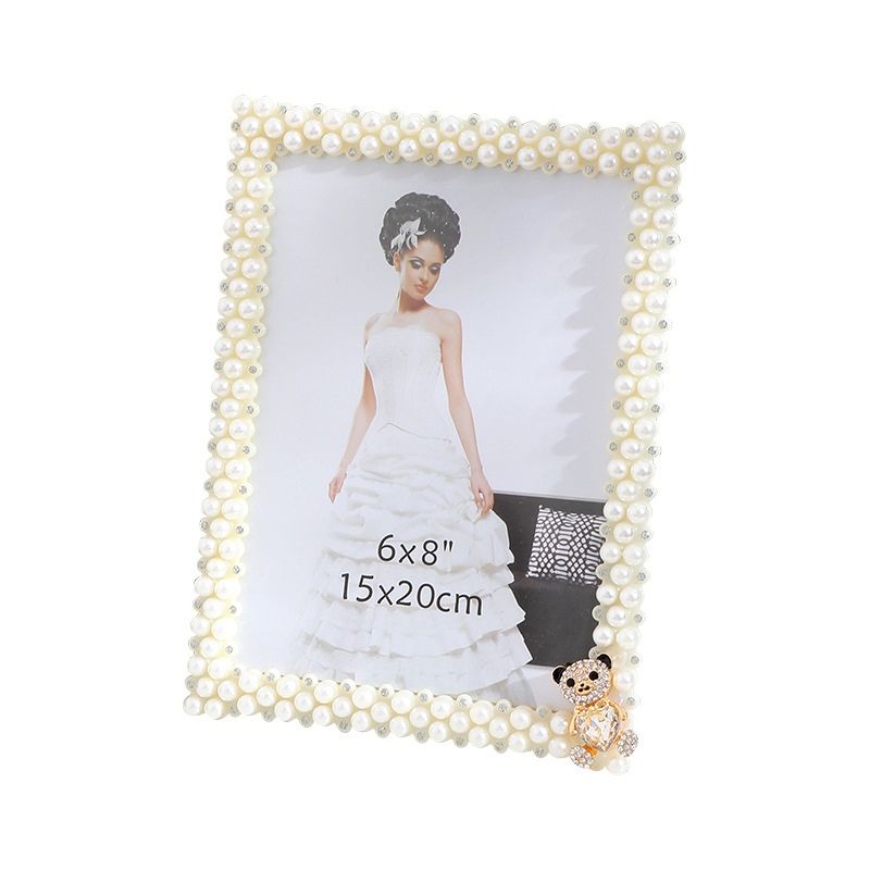 New Design Luxury European Style Pearl Photos Frame Photo Albums Accessories