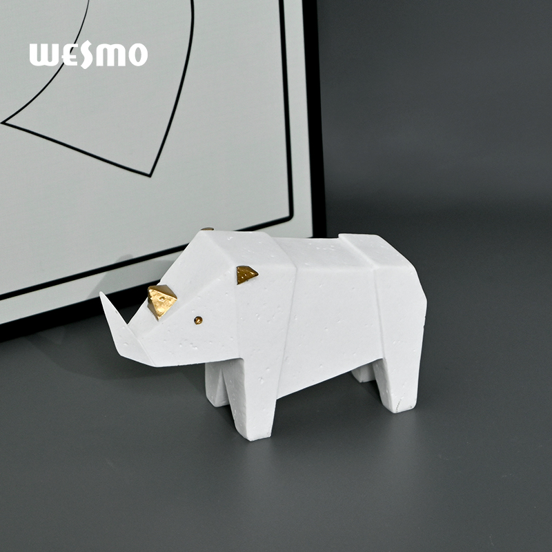 Minimalist Home Decor Luxury Desk Office Decorative Accent Resin Statue Animal Decorations