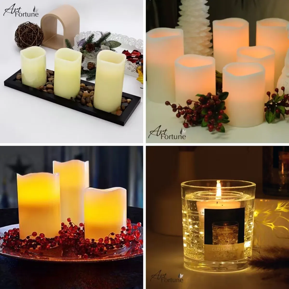 LED Jelly Candle with Customized Scent for Seasonal Home Decoration