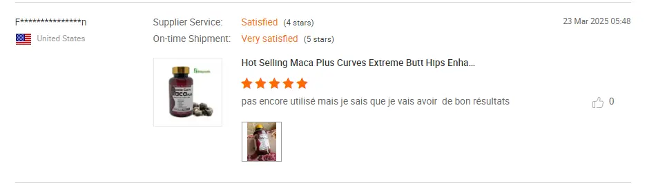 Customer review screenshot — verified Bieyouth Biotech buyer testimonial