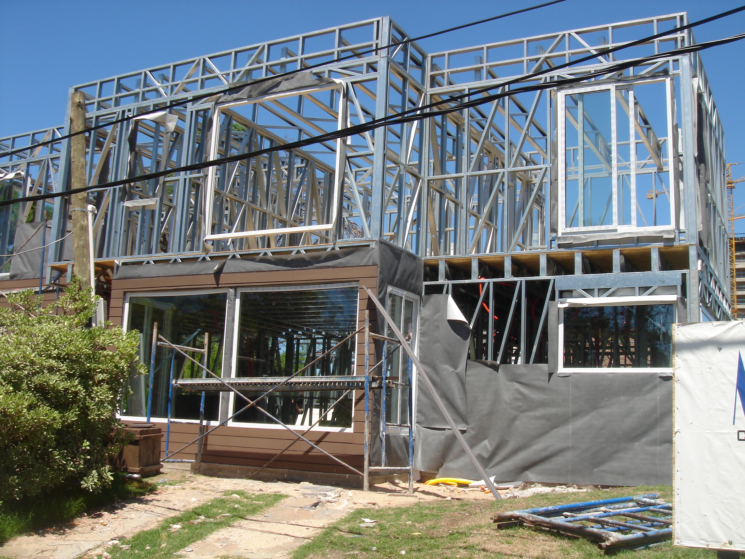 Luxury Modern Home Prefabricated Factory Supply Fast Build Light Steel Gauge Metal Frame Villa House 3 4 5 Room Home