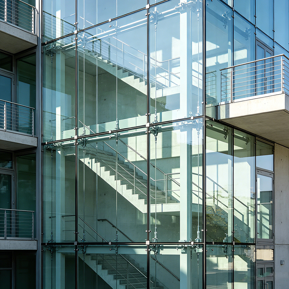 High Strength Structural Glazing Curtain Wall Facade Spider System Unitized Triple Insulated Low Iron Tempered Glass Price