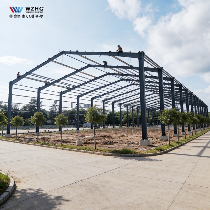 Cost Effective Prefabricated Steel Warehouse Heavy Duty Steel Building Storage Building for Brazilian Grain Agricultural Use