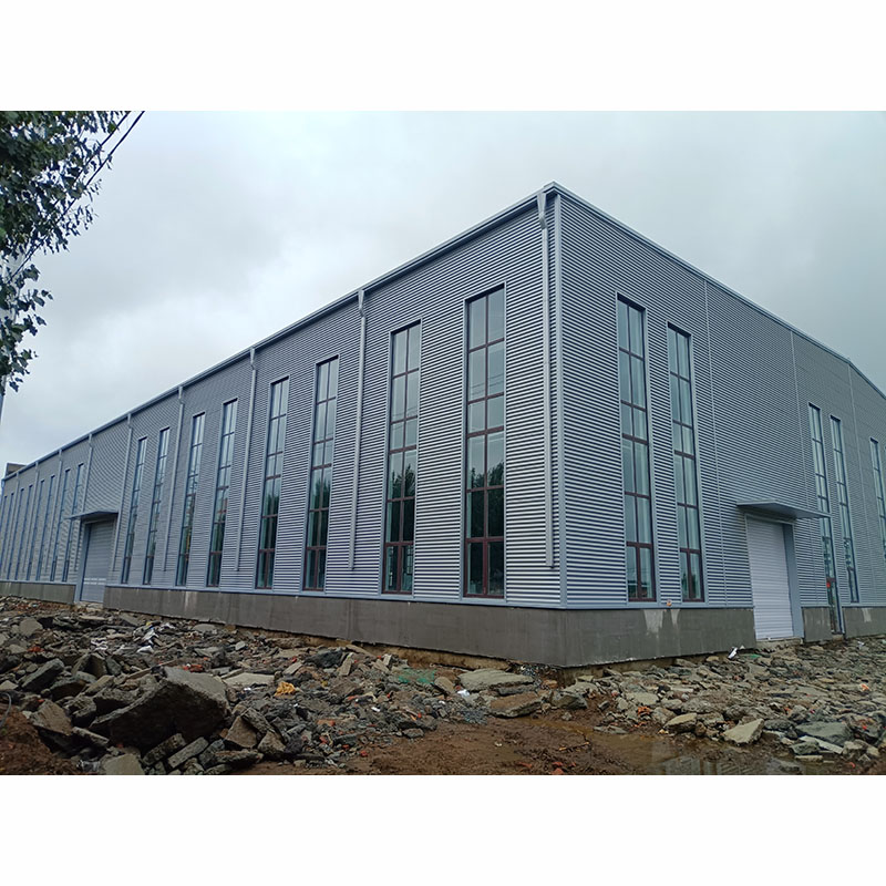 Modern Prefabricated Steel Structure Building Metal Space Frame for Factory Prefab Warehouse House Supermarket Sandwich Panel