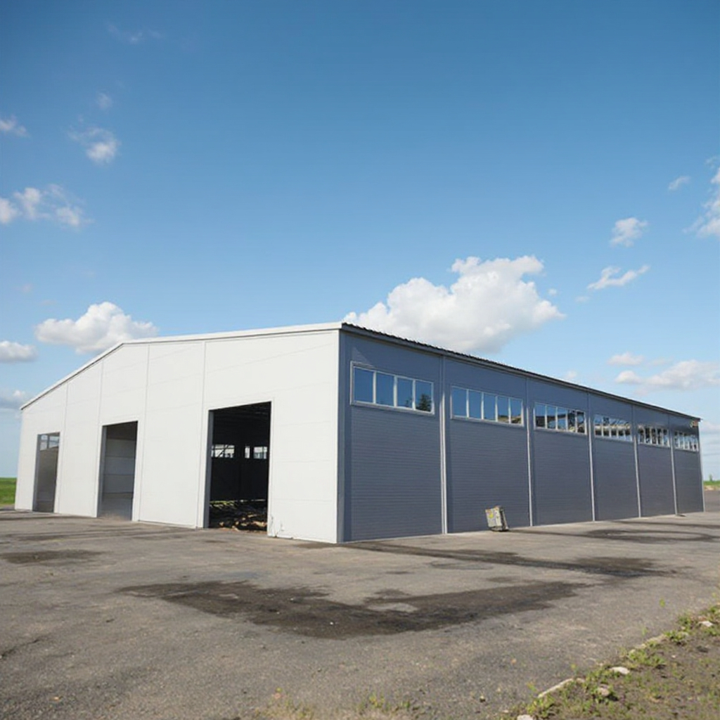 High Rise Prefabricated Steel Warehouse Building, Modern Design For Industrial Sheds &amp; Factory Construction